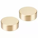 PH PandaHall Runder Block Briefbeschwerer Chinesische Kalligraphie Briefbeschwerer 4cm Metall GoldBriefbeschwerer Sumi Zeichnung Kalligraphie Praxis Tool für Home Office Malerei Frühlingsfest