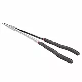 Hyuduo 400 mm extra lange Zange, Spitzzange, Craft Repairing Tool, Werkzeugstahl + Kunststoffzange, mit langem Griff für den Betrieb an schmalen Stellen