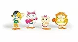 Smoby - 44 Cats Figuren Set mit Lampo, Pilou, Milady und Metti, original Spielfiguren aus der Serie, für Kinder ab 3 Jahren