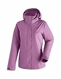 Maier Sports Metor Therm Rec W, Damen Outdoorjacke, Wasserdichte Wanderjacke mit sportlichem Schnitt, Mit mTEX Wetterschutz und und mTHERM light für hohen Wärmerückhalt, PFC-frei, Lila, 40