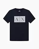 Armani Exchange Herren 8nztck T-Shirt, Blau, L