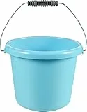 Curver 228027 Eimer 5 L, Kunststoff, Henkel aus Metall, türkis, 24 x 19,5 x 24 cm
