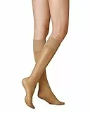 KUNERT Damen Kniestrümpfe Satin Look 20 transparenter Glanz 20 DEN Cashmere 0540 39-42