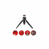 Joby JB01555-BWW Handypod Mini Stativ und Handgriff (geeignet für DSLR, Spiegellose CSC und Kompaktkameras, LEDs, Mikrofone, Tragbare Lautsprecher, Action Kameras und Zubehör bis zu 1kg) schwarz