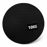 Amazon Basics – Slam-Medizinball für Übungen, 10 kg, Schwarz