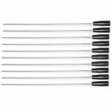 BBQ-Toro Edelstahl Grillspieße (10 Stück) | 54 cm | Ersatz Spieße für elektrischen Spießdreher | Grillspieß, Schaschlikspieße, Grill Skewers | Mangal Schaschlik, Drehspieß, Rotisserie