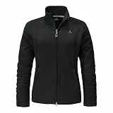 Schöffel Damen Fleece Jacket Leona3, Schwarz, 42