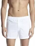 CALIDA Cotton Code Jersey-Boxershorts mit Eingriff Herren, mit stoffbezogenem Gummizugbund