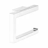 KEUCO Edition 11 Toilettenpapierhalter, offene Form, Metall verchromt, Made in Germany, schwenkbar, inkl. Schrauben und Dübel, Klopapierhalter zum Bohren