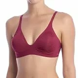Sloggi Damen Body Adapt T-Shirt Bra Padded BH, Dark Wine, XS