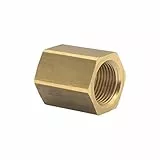 Elmag 42402 Druckluft-Muffe | Innengewinde 1/4 Zoll | Messing