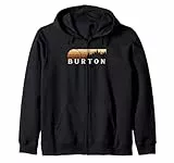 Burton, SC Evergreen, Vintage-Stil, Sonnenuntergang, Achtzigerjahre, Retro Kapuzenjacke