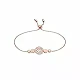 Fossil Armband Für Frauen Mop, Min. Innenlänge: 165mm Rose Gold Edelstahlarmband, JF02905791