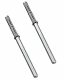 Gedotec Tablarträger Regal-Bodenträger unsichtbar - 2 Stück Regalträger | TITAN MINI | Wandregal-Halter Tragkraft 12 kg je Paar | Stahl Fachboden-Träger für Wand-Montage | Schwerlast Regalhalter