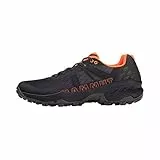 Mammut Sertig II Low GTX Men | Wanderschuhe für Herren, Outdoor Schuhe, Wasserdichte Sportschuhe, Gore-Tex Trekkingschuhe, Leichte Bergschuhe, Für Sport & Hiking | Black-Vibrant Orange, 9