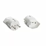 BACHMANN Reisestecker Umwandler Schweiz Deutschland Reiseadapter Weiß 921.012