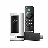 Amazon Fire TV Stick 4K + Die neue Ring Außenkamera Plus Akku (Outdoor Camera Plus)