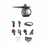 BISSELL Steam Shot, tragbarer Dampfreiniger mit 10 Zubehörteilen, tragbarer Mehrzweck-Dampfreiniger, für Arbeitsplatten, Fliesen, Fugen, Küche, Badezimmer, Fenster, 4267N