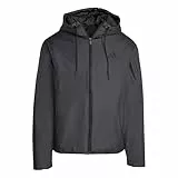 adidas Herren Essentials CLIMAWARM 3 Stripes Insulated Hooded Jackets, black/black, L