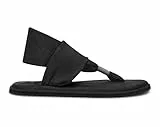 Sanuk Damen Yoga Sling#2 Zehentrenner, Schwarz Black, 36 EU
