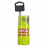 RYOBI HSS-Bohrer-Set RAK13HSS, 13-teilig, für Metall, Holz und Kunststoff, verschiedene Größen