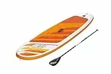 Bestway Hydro-Force SUP Allround Board-Set, Aqua Journey, Mehrfarbig, 274 x 76 x 12 cm, mit Paddel