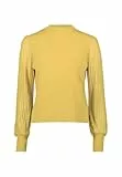 zero Damen Strickpullover mit transparenten Ärmeln 40, Oil Yellow