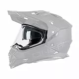 O'NEAL | Motorradhelm-Ersatzteile | Street Adventure Motocross | Kratzfestes, Spritzguss-, Polycarbonat Ersatzvisier Sierra Helmet Replacement Shield | Schwarz getönt | One Size