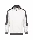 DASSY® Basiel Zweifarbiges Sweatshirt - Größe M - WEIß/ZEMENTGRAU