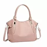 Miss Lulu Handtasche Damen groß Shopper Tasche Tote Bag Henkeltasche Weichen PU Leder mittelgross Umhängetasche
