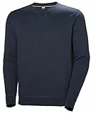 Herren Helly Hansen Crew Sweatshirt, Marineblau, L