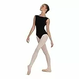 Capezio Boat Neck Camisole Leotard, Black, Large