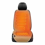 Sitzauflage Auto,Winter Sitzkissen Fahrersitz Bequemer Sitzkissen,Autositzaufleger Sitzbezug Auto Vordersitze, Sitzaufleger,Erwachsene LKW,SUV Oder Transporter 1 Stück (Beige)