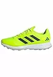 adidas Unisex Zone DOX Hockey-Schuhe, Pure Teal/Zero met./Lucid Lemon, 39 1/3 EU