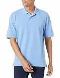 Amazon Essentials Herren-Poloshirt aus Baumwollpiqué, Normale Passform (erhältlich in Big & Tall), French Blue, Größe XL