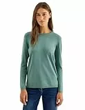 CECIL Damen 3015619 Basic Pullover, Jewel Green Melange, L