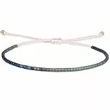 KELITCH Boho-Farbe Kristall Shell Perlen Freundschaft Armbänder Handgemachte Strand Armband Armreifen Schmuck Für Frauen (Farbe C)