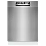 Bosch SMU6ZCS16E Serie 6 Geschirrspüler, 60 cm breit, unterbaufähige Spülmaschine mit Besteckschublade, Home Connect, Intelligent Programm, Max Flex Körbe, Vario Schublade, Rackmatik, Edelstahl