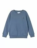 NAME IT Jungen Nmmvimo Ls Bru Noos Sweatshirt, Coronet Blue, 104 EU