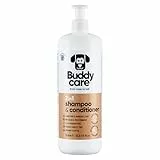 2in1 Shampoo & Conditioner von Buddycare - Praktisches Hundeshampoo und Conditioner in einem - Mit Aloe Vera und Pro-Vitamin B5 (1L)