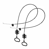 Holibanna Liegestuhl Ersatzgriff Metall Kohlenstoffstahl Entriegelungskabel Für Liegesessel Sofa d Ring Griff Schwarz