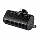 VEGER Mini-Powerbank, 5000 mAh, 20 W, PD, externer Akku, Schnellladung, Schwarz