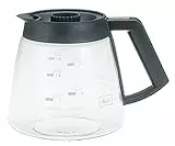 Melitta Glaskanne, Ersatz- Kaffeekanne für Filterkaffeemaschinen, Borosilikatglas, 1,8 l