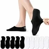 PAUNEW Sportsocken Damen Sneaker Socken 10 Paar Sportsocken für Damen Schwarz Weiß 35-38