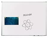 Legamaster 7-102054 Whiteboard Premium, lackierter Stahl mit Spezialbeschichtung, 120 x 90 cm