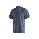 Maier Sports Ulrich, Herren Poloshirteichtes Piqué-Funktionspoloshirt für Wandern und Freizeit, dryprotec Technologie, Atmungsaktiv, NFC-Chip für einfaches Recycling