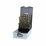 RUKO Spiralbohrersatz HSSE-Co 5 DIN 338 Typ VA 25tlg. Ø 1-13 mm in ABS-Kunststoffkassette - 215215RO