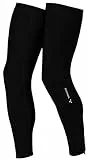 VAUDE Leg Warmer II - Wärmende Beinlinge - Atmungsaktiv, Elastisch, Schnelltrocknend, Klimaneutral, Umweltfreundlich - Ideal für Mehrzweck-Einsatz, black uni