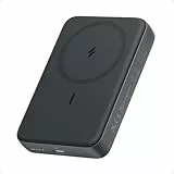 Anker Zolo magnetische Powerbank, kompaktes 10.000mAh Ladegerät mit 30W Max. Schnellladen, kabellos und portabel, hautfreundlicher und robuster Akku, für iPhone 16/15 Serie, AirPods und mehr