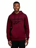 Reebok Kapuzen-Sweatshirt aus Baumwoll-Fleece, Cabernet, X-Large